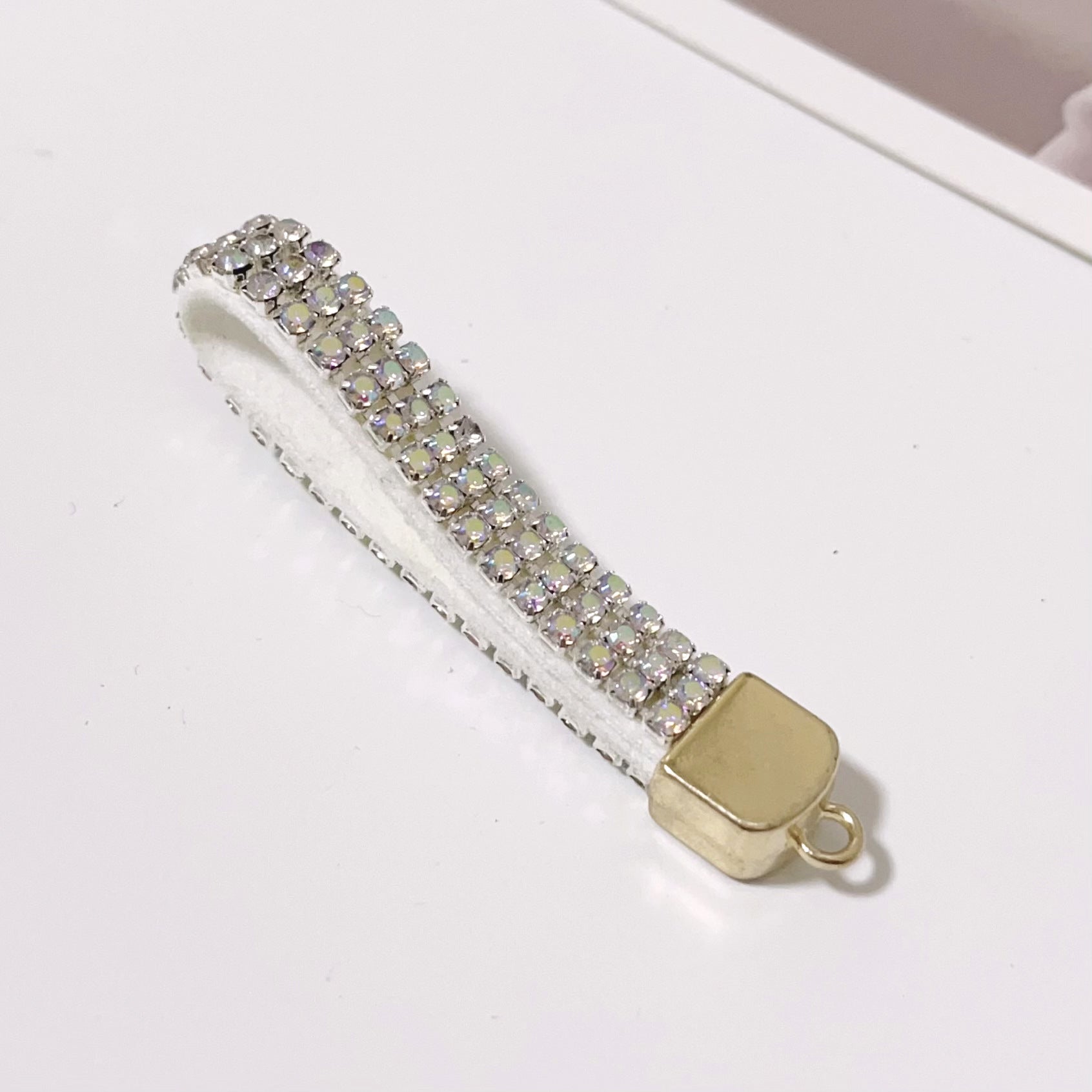 Wholesale 12PCS Rhinestone Hanging Rope Keychains